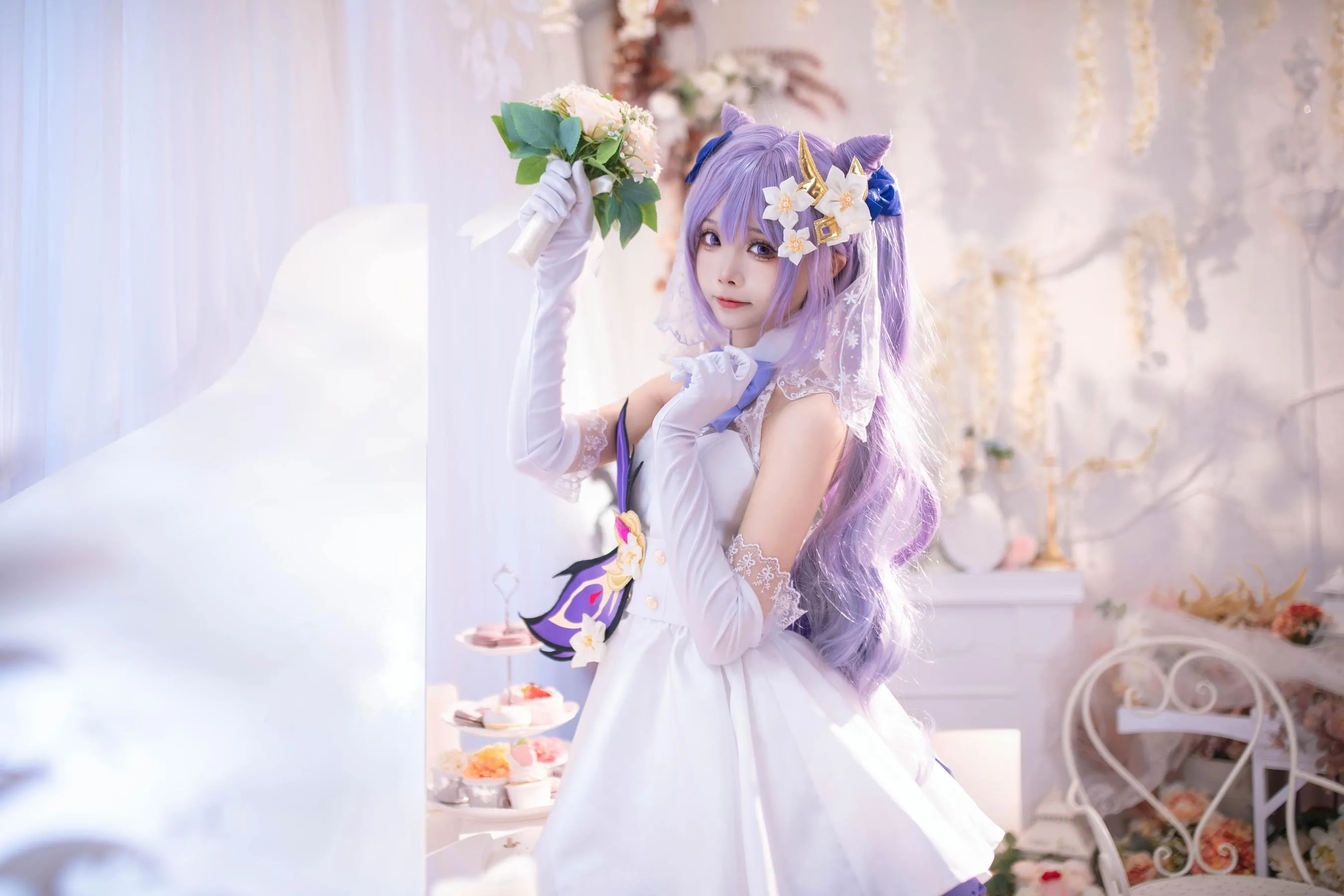 艾西aiwest – NO.02 刻晴花嫁 [40P]插图4